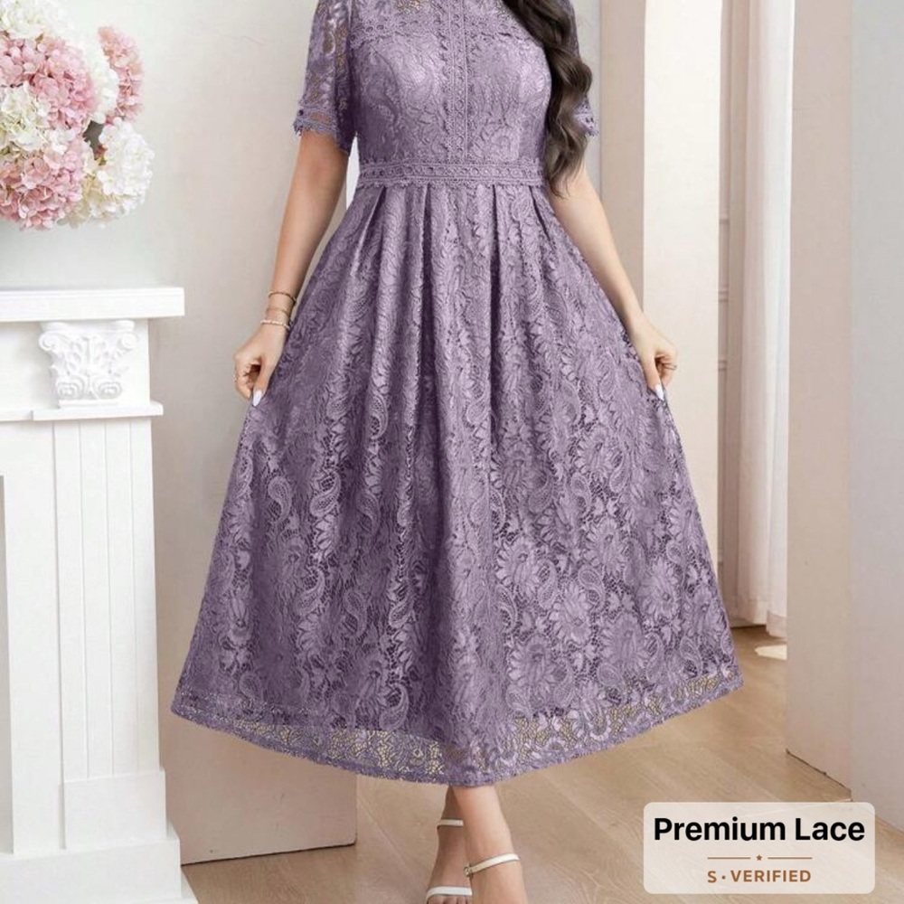 SHEIN Lavender Lace dress